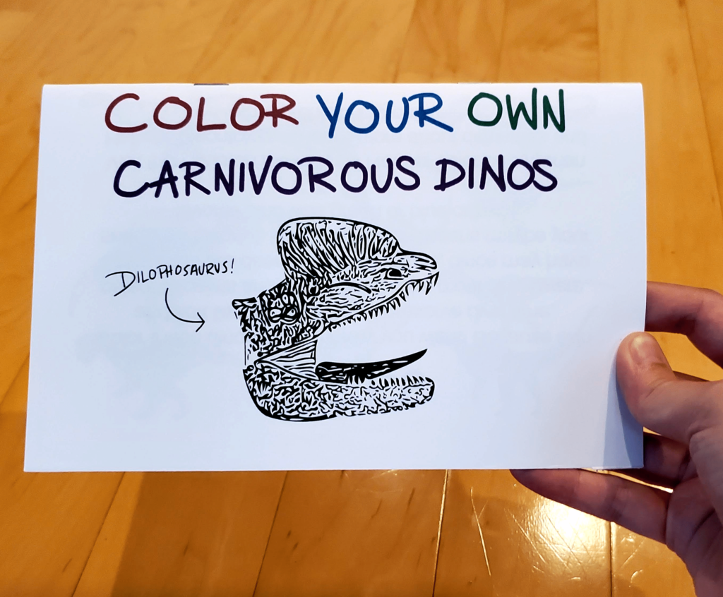 Cover of Color Your Own Carnivorous Dinos